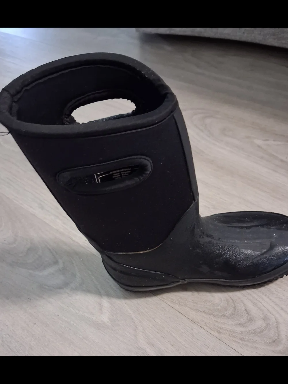 LONE CONE KIDS Black Neoprene Pull-On Rain/Snow Boot US Size 1